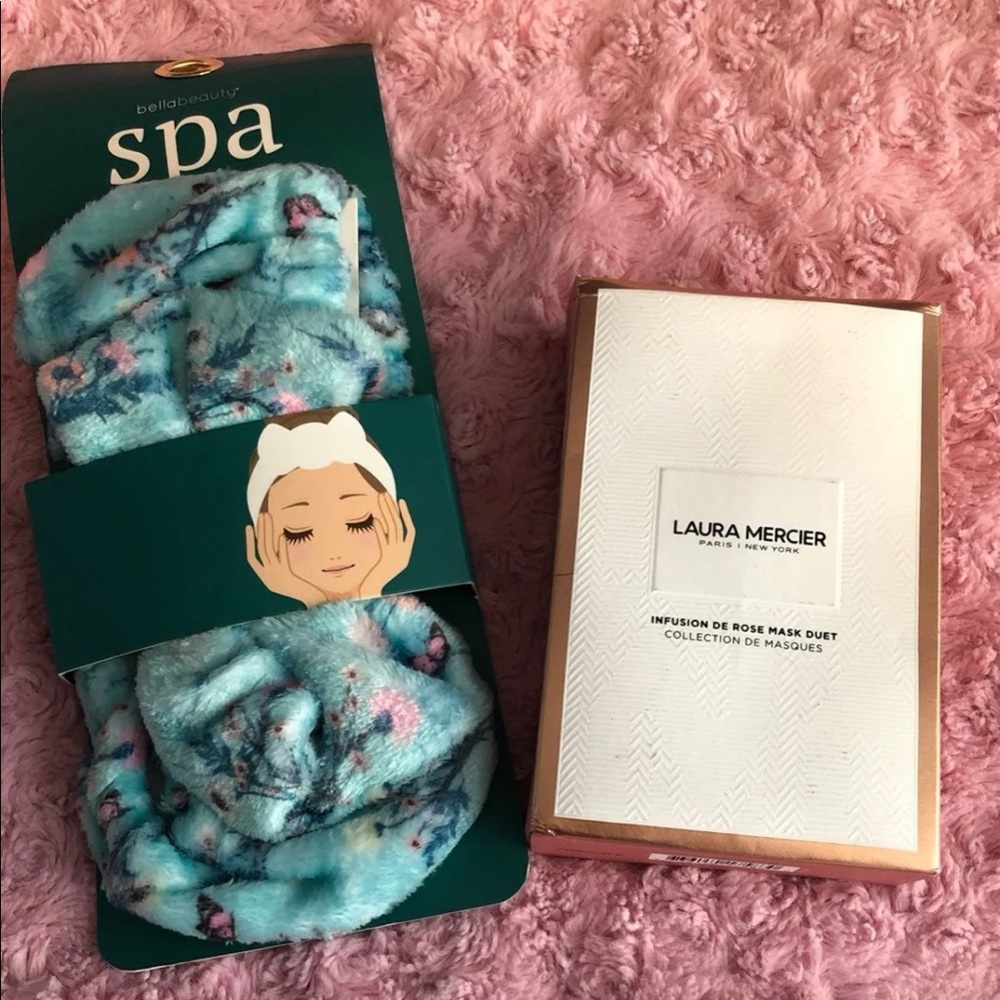 Laura mercier masks/headband